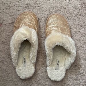 Abound Gold Plush Women's Slippers